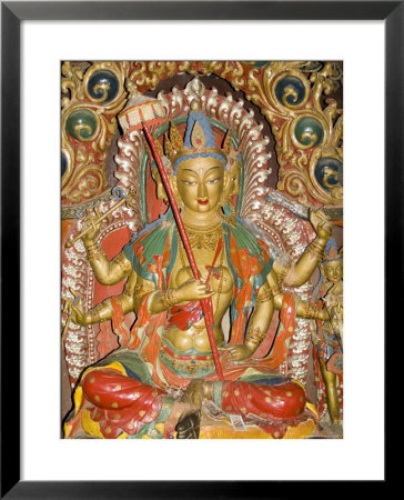 Sculpture, Kumbum, Gyantse, Tibet, China by Ethel Davies Pricing Limited Edition Print image