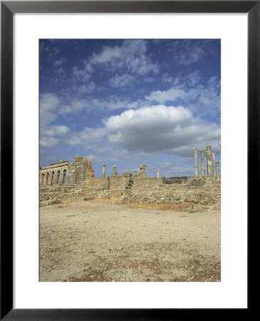 Roman City Of The 3Rd Century, Volubilis, Unesco World Heritage Site, Morocco, North Africa, Africa by Tony Gervis Pricing Limited Edition Print image