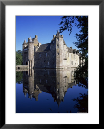 Chateau De Trecesson, Dating From The 15Th Century, Near Paimpont, Brittany, France by Geoff Renner Pricing Limited Edition Print image