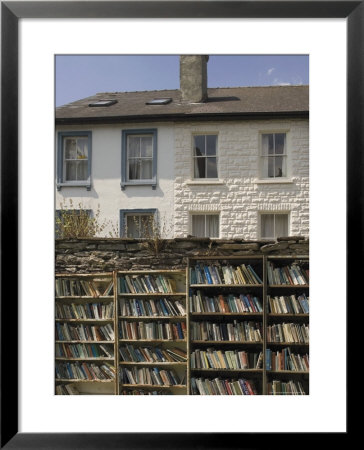 Bookstalls, Hay On Wye, Powys, Mid-Wales, Wales, United Kingdom by David Hughes Pricing Limited Edition Print image