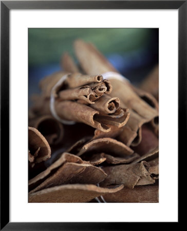 Cinnamon Sticks At The Market, Fort De France, Martinique, Lesser Antilles by Yadid Levy Pricing Limited Edition Print image