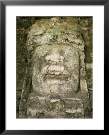 Mask 4M High, Structure P9-56, Lamanai, Belize, Central America by Upperhall Pricing Limited Edition Print image