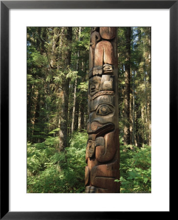 Totem, Sitka, Alaska, Usa by Gavin Hellier Pricing Limited Edition Print image