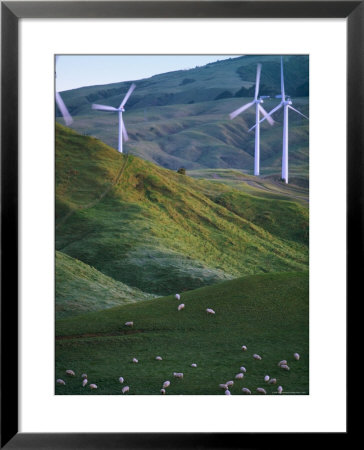 Te Apiti Wind Farm, Palmerston North, Manawatu, North Island, New Zealand, Pacific by Don Smith Pricing Limited Edition Print image