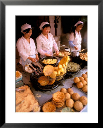 Street Vendors Cooking, Kunming, China by Bill Bachmann Pricing Limited Edition Print image