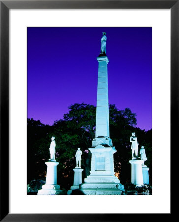 Confederate Memorial In Old Pioneer Cemetery, Dallas, Texas by Richard Cummins Pricing Limited Edition Print image
