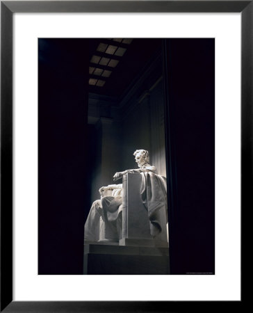 Abraham Lincoln Statue Inside The Lincoln Memorial by Rex Stucky Pricing Limited Edition Print image