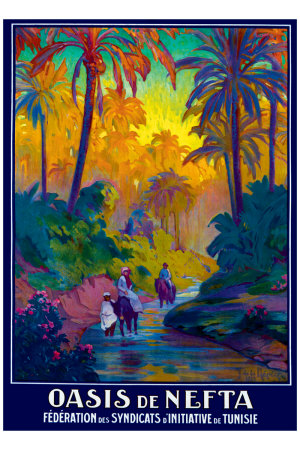 Oasis De Nefta by Jacques De La Neziere Pricing Limited Edition Print image