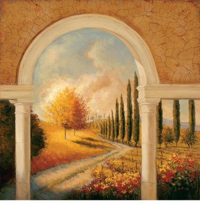 Tuscan Colonnade by Jill Schultz Mcgannon Pricing Limited Edition Print image