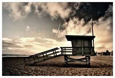 Life Guard At 19Th Street by Shane Settle Pricing Limited Edition Print image
