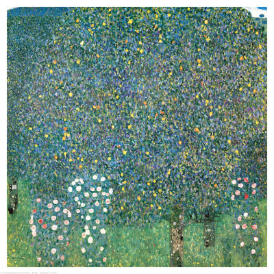Rosiers Sous Les Arbres, C.1905 by Gustav Klimt Pricing Limited Edition Print image