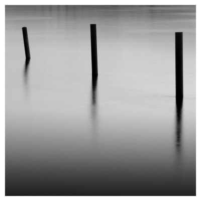 Three Poles At Gold Beach by Shane Settle Pricing Limited Edition Print image
