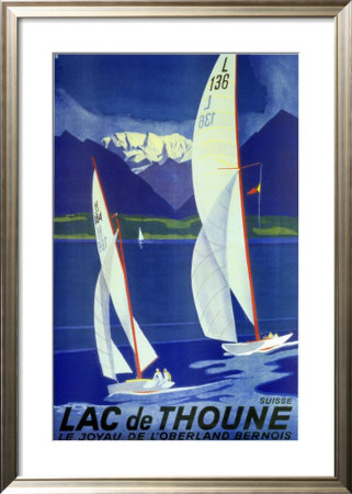 Lac De Thoune by Otto Baumberger Pricing Limited Edition Print image