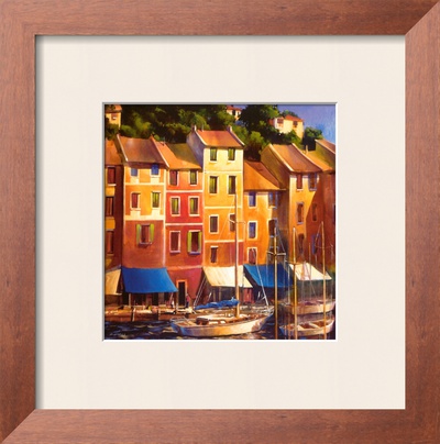 Portofino Waterfront by Michael O'toole Pricing Limited Edition Print image