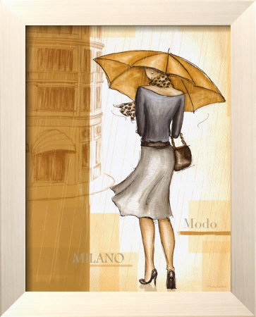Rain Milano by Andrea Laliberte Pricing Limited Edition Print image