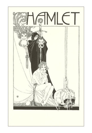 Hamlet Illustration by Aubrey Beardsley Pricing Limited Edition Print image