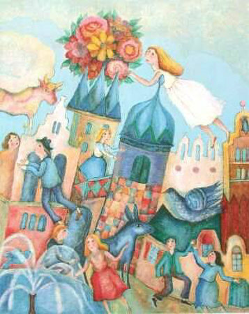 Fete Au Village by Francoise Deberdt Pricing Limited Edition Print image