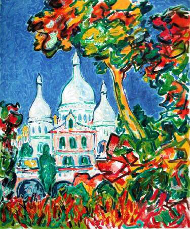 Le Sacre-Coeur De Montmartre by Armand Bouvier Pricing Limited Edition Print image