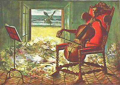 Violoncelliste by Jean Pierre Alaux Pricing Limited Edition Print image