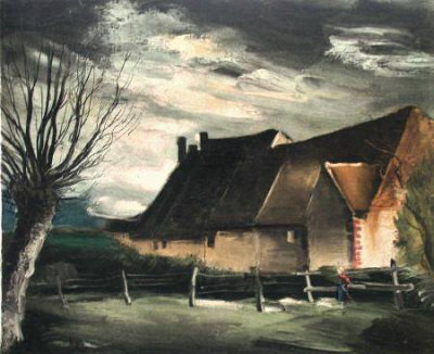 La Haute Folie, 1933 by Maurice De Vlaminck Pricing Limited Edition Print image