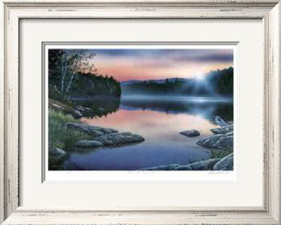 Sunrise On Silent Lake by J. Vanderbrink Pricing Limited Edition Print image