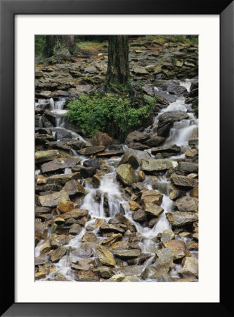 Water Flows Down A Rocky Hillside In Caldenonia State Park, Pennsylvania by Sam Abell Pricing Limited Edition Print image