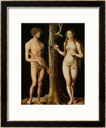 Adam And Eve by Lucas Cranach The Elder Pricing Limited Edition Print image