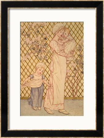 Mother And Child (Detail From The Three Ages Of Woman), C.1905 by Kate Greenaway Pricing Limited Edition Print image