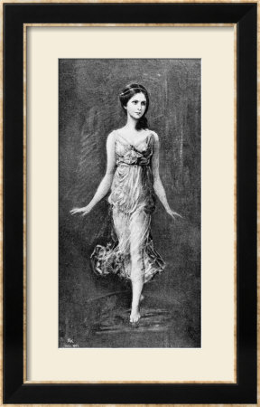 Isadora Duncan November 1902 by Frederich August Kaulbach Pricing Limited Edition Print image