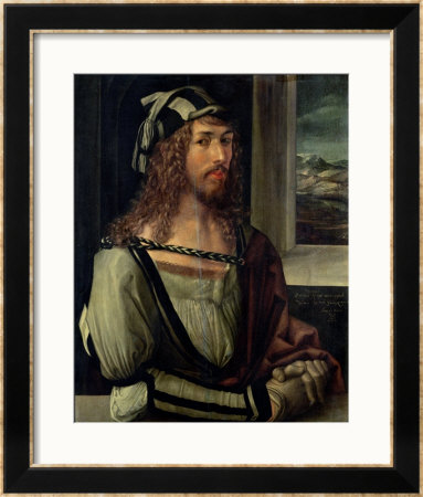 Study For Self Portrait With A Glove, Circa 1498 by Albrecht Dürer Pricing Limited Edition Print image