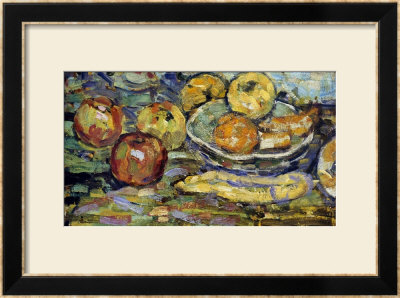 Still Life With Apples And A Bowl by Maurice Brazil Prendergast Pricing Limited Edition Print image