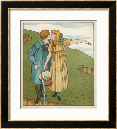 Jack And Jill Are Head Over Heels In Love by Edward Hamilton Bell Pricing Limited Edition Print image