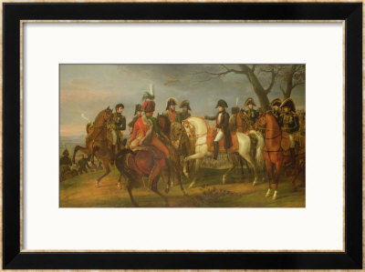 Napoleon Giving Orders Before The Battle Of Austerlitz, 2Nd December 1805, 1808 by Antoine Charles Horace Vernet Pricing Limited Edition Print image