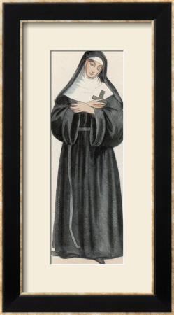 Ursuline Nun Devoted To Saint Ursula Massacred And Buried At Koln by L'abbe Tiron Pricing Limited Edition Print image