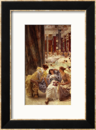 The Baths Of Caracalla by Sir Lawrence Alma-Tadema Pricing Limited Edition Print image