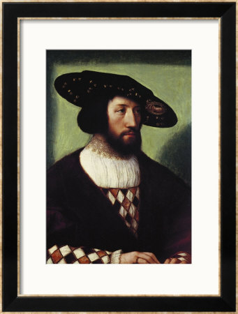 Portrait Of Kristian Ii by Bernart Van Orley Pricing Limited Edition Print image