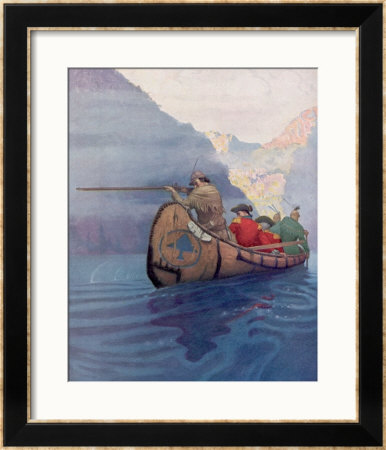 Hawkeye And Companions by Newell Convers Wyeth Pricing Limited Edition Print image