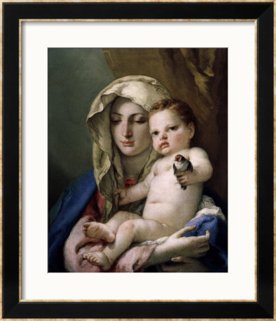 Madonna Of The Goldfinch by Giovanni Battista Tiepolo Pricing Limited Edition Print image