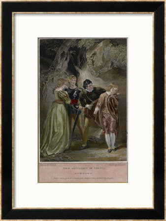 Two Gentlemen Of Verona, Julia Disguised As A Page Is Revealed, And Wins Back Proteus's Love by James Ogborne Pricing Limited Edition Print image