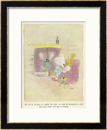 Brer Rabbit At Home by J.A. Shepherd Pricing Limited Edition Print image