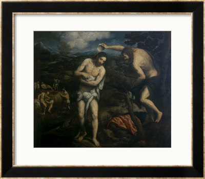 Baptism Of Christ by Paris Bordone Pricing Limited Edition Print image