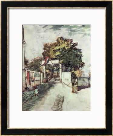 Entrance To The Moulin De La Galette by Vincent Van Gogh Pricing Limited Edition Print image