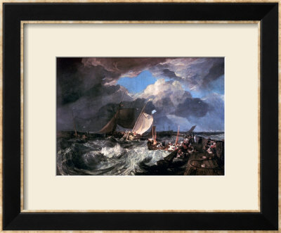 Calais Pier: An English Packet Arriving, Circa 1802 by William Turner Pricing Limited Edition Print image