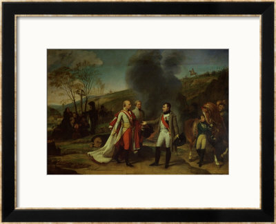 Napoleon I (1769-1821) And Francis I (1768-1835) After The Battle Of Austerlitz, 4Th December 1805 by Antoine-Jean Gros Pricing Limited Edition Print image