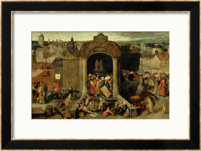 The Purification Of The Temple by Pieter Bruegel The Elder Pricing Limited Edition Print image