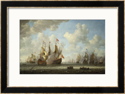 A Battle At Sea by Vincente Carducho Pricing Limited Edition Print image