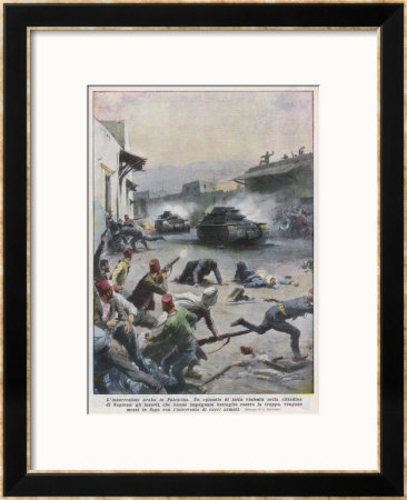 At Nablus Palestinians Rebel Against British Mandate by Achille Beltrame Pricing Limited Edition Print image