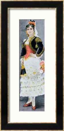 Celestine Galli-Marie In The Role Of Carmen By Georges Bizet, 1884 by Henri Lucien Doucet Pricing Limited Edition Print image