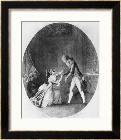 Valmont Seducing Madame De Tourvel by Niclas Ii Lafrensen Pricing Limited Edition Print image