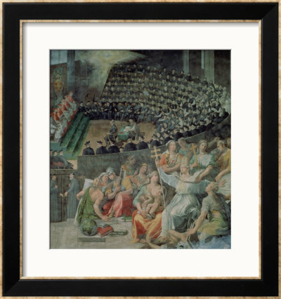 The Council Of Trent, 1588-89 by Pasquale Cati Pricing Limited Edition Print image